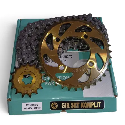 GEAR SET/CHAIN KIT JUPITER Z/VEGA R NEW/FIZ R