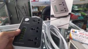 Ổ cắm điện thông minh LDNIO 3 ổ điện 6 USB 17w cáp 2m - SC3604