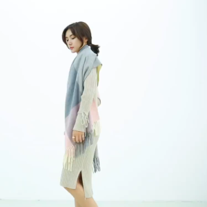 🇲🇾STOK KL Winter Neck Scarf Women Shawl Lamb Wool Cashmere Travel Warm Scarves Tuala Perempuam Musim Sejuk保暖羊绒围巾