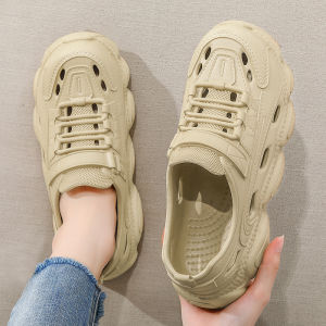 Nurse Hole Shoes Womens Summer 2024 New Outdoor Thick Sole Beach Non-Slip Deodorant Eva Operating Room Slippers