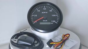 Rhaxel 110mm GPS Speedometer 60K 120K 200K 80M 120M 160M with 4K 6K 7K 8K RPM Tachometer with 7 Colors Backlight 12V 24V