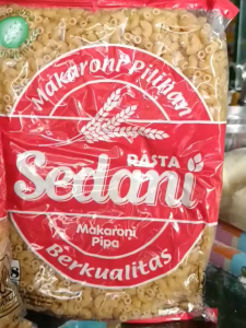 Sedani Makaroni Pipa Kecil 1 KG