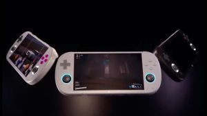 Trimui Smart Pro เครื่องเล่นเกมคอนโซล แบบมือถือ หน้าจอ 4.96 นิ้ว Ips ระบบ Linux และ 5000 mAh