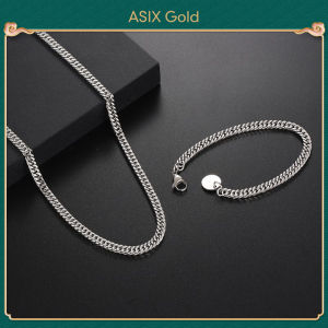 ASIX GOLD Mens Punk Titanium Steel Bracelet: Korea Fashion & Classic Hip-hop Style