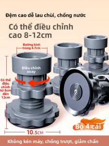 CHUSHE | Đế Máy Giặt Điều Chỉnh Chiều Cao Chống Trượt Chống Rung