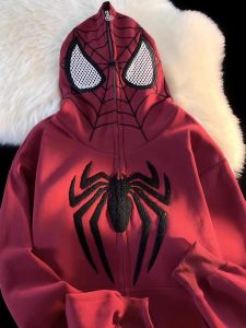 XUNZHU | Áo Hoodie Siêu Nhân Nhện Độc Đáo