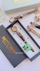 Mooney Jam Tangan Wanita Barsh Kaca Potongan Bunga Jam Fashion Analog Jam Mungil B01