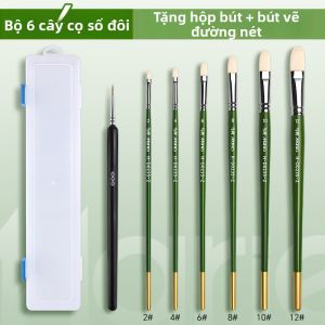 Marie’s | Bộ Cọ Lông Lợn Dùng Cho Dầu & Acrylic Cho Học Sinh Mỹ Thuật
