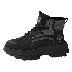 Winter Large Size Mens Shoes 45 High-Top Work Boots 46 Outdoor Climbing Shoes 47 Wide Martin Boots 48 Fleece-Lined