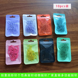 Creative Fruit Paper Clips Office Supplies Cartoon Bookmarks Metal Clips Variety Pack Business Stationery Accessories