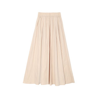 YAYANGREN | Slim Cool Ice Silk A-Line High-Waist Culottes