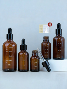 IMLUCKY | Dropper Measured Sample Bottle Portable Essential Oil and Perfume Container