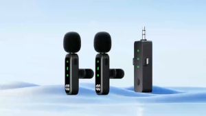 KONO-J81 ไมค์ไร้สาย ตัดเสียงรบกวน ไมค์ไลฟ์สด ไมค์อัดเสียง สำหรับ สมาร์ทโฟน