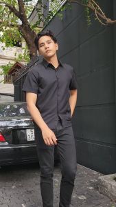 Áo Sơ Mi Nam Trơn Tay Ngắn 4MEN SM087 cổ Đức form regular vải lụa mềm mịn hạn chế nhăn thanh lịch hiện đại Áo Sơ Mi 4Men Màu Sắc Đa Dạng - Lazada