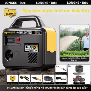 LONGKE | Bơm Nước Cao Công Suất Pin Lithium Di Động