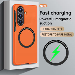 szhaiyu | Skin Feel Phone Case for Samsung Galaxy Z Fold 7 6 5 4 8 ultra Fold8 Fold7 For Magsafe Magnetic Wireless Charging Cover Thin