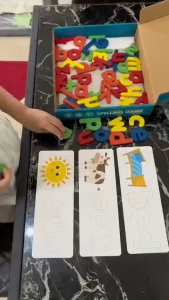 Wooden spelling game for kids word spelling learning toys cards puzzle word educational spelling game spelling board word game early learnning toy wooden word kids puzzle toy exercise thinking game spelling board word game