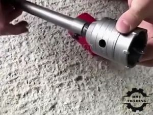 Rikken 100mm -160mm TCT Hole Saw Core Cutter Drill Bit for Concrete/Brick Wall/Aircon Opening