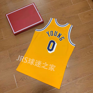 Christmas Lakers Custom Nick Yang No. 0 Jersey Embroider Qicai No. 1 Short Sleeve Retro Warrior No. 6 Basketball Wear