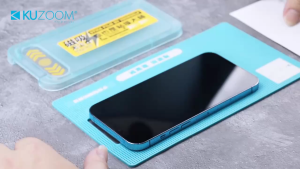 Kính Cường Lực KUZOOM Khung Tự Dán Trong Suốt – Dễ Dán Siêu Mượt Bảo Vệ Toàn Diện Màn Hình Dành Cho iPhone 11