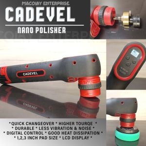 MP-09 Cadevel Red Nano Cordless Car Polisher Machine Macolay Enterprise