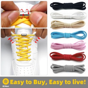 【Fast Shipping】 Shoelaces No Tie Shoelaces Semicircle Shoe Laces For Kids and Adult Sneakers Shoelace Quick Lazy Metal Lock Laces Shoe Strings HXT-Lock-Laces-Shoe-Strings