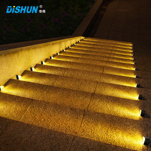 dishun | Waterproof Motion Sensor Step Light for Outdoor Staircase Garden