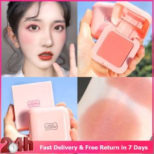 Baked Cheek Face Blusher Texture Matte Face Base Waterproof Mineral Blusher Palette Makeup Women