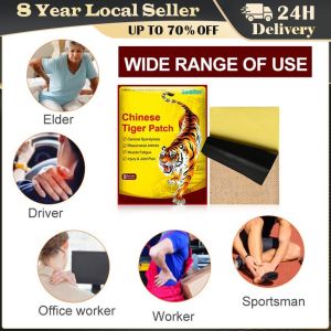 ❤️【Same Day Delivery】 8pcs Chinese Tiger Balm Back Waist Shoulder Neck Knee Joint Relief Plaster Herbal Patches Back Dressing Joint Aches Sticker