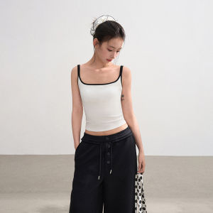 BAIDAIFEI | Breast Concealing Strap Design Sleeveless Vest for Women