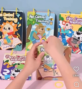 [SG STOCK] Pen Control Training Wipe Clean Children Books Early Educational Fun Activity Book Birthday Present Christmas Gift