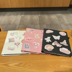 ⭐24 ชั่วโมงส่ง⭐ สีชมพู การ์ตูน สติ๊กเกอร์ เคส for iPad air7 2025 11 pro 2024 11 Gen11 10 10.9 2022 Gen9 เคสไอแพด Air5 6 Case การหมุน 360