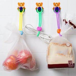 Portable Food Bag Sealing Clips Multifunctional Snack Fresh-Keeping Clips for Home Kitchen Office