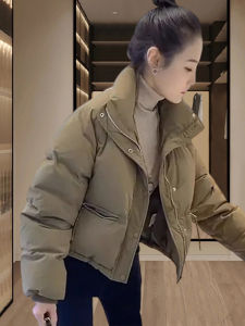 Shalldoer | Black Warm Cotton Coat for Women Autumn Winter