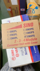 Tủ Điện Kim Loại Âm Tường - Nổi SINO - Chứa 2469 Đường (EM2PL/PSEM4PL/PSEM6PL/PSEM9PL/PS)