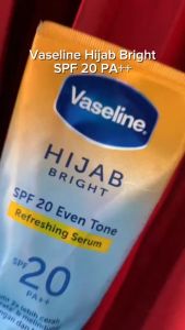 [ 180 ML ] VASELINE HIJAB BRIGHT REFRESHING BODY SERUM SPF 20 PA++ EVEN TONE ENERGISING 180 ML / LOTION SERUM