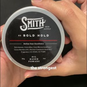SMITH - [ BUNDLING ] Bold Hold Hair Pomade Oil Based + Pocket Hair Comb / Sisir