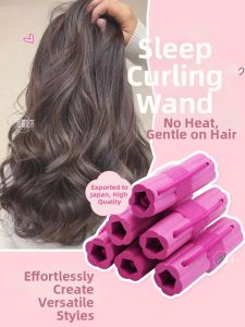 No Heat Curl Former Large Waves Easy to Use During Sleep Hair Curler