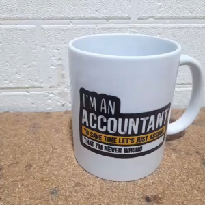 Personalized Career Profession Accountant Finance Mugs
