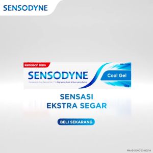 Sensodyne Toothpaste Pasta Gigi Sensitif Sensasi Extra Segar Cool Gel 100gr