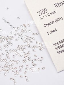 Mini Flat Bottom Crystal Rhinestones 2709 Shiji Diamond Nail Art Decorations Irregular Shape DIY Adhesive Rhinestones
