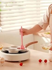 QME Pancake Egg Omelet Frying Pan / Panci Grill Steak Daging Cetakan Telur / Hamburger Maker Breakfast