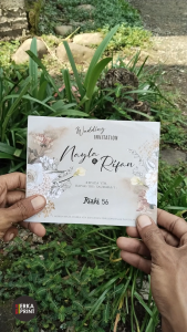 (50 PCS) model terbaru Undangan Pernikahan & undangan khitan Kekinian KODE rizki 56