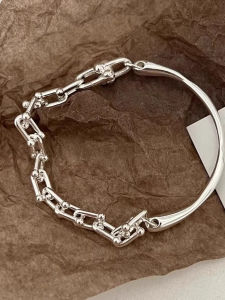 Retro Horse Hoof Bracelet Minimalist Heavy Work New Match All Personalized Luxury Fashion Jewelry Hand Accessories