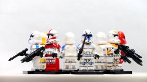 Buildable Clone Trooper Commander with Multiple Weapons Children Toy