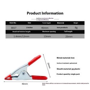 KS ชุดสปริงหนีบอเนกประสงค์สำหรับการตั้งแคมป์และการใช้งานกลางแจ้ง