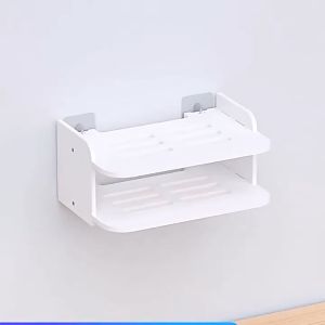 ชั้นวางเราเตอร์ติดผนัง ผิวมันวาวเรียบเนียน ช่วยจัดระเบียบสายไฟและอุปกรณ์ ดีไซน์ทันสมัยและใช้งานง่าย HE0071