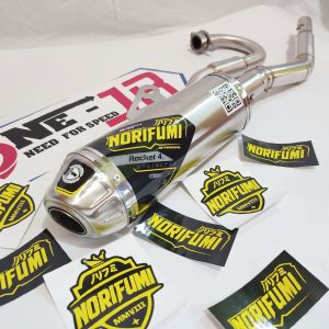 TERBARU KNALPOT NORIFUMI ROCKET 4 KLX 150 & CRF 150L & WR 155