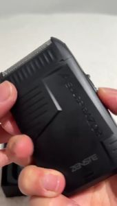 Rechargeable Electric Shaver for Men Portable Mini Reciprocating Razor S-161 Compact Beard Shaver for Travel & Stiff Beards