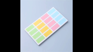 [SG Ready Stock] Self-Adhesive Waterproof Removable Label Stickers (Mixed Color)